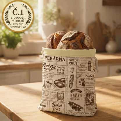 Premium bread bags made from 100% cotton and beeswax.
